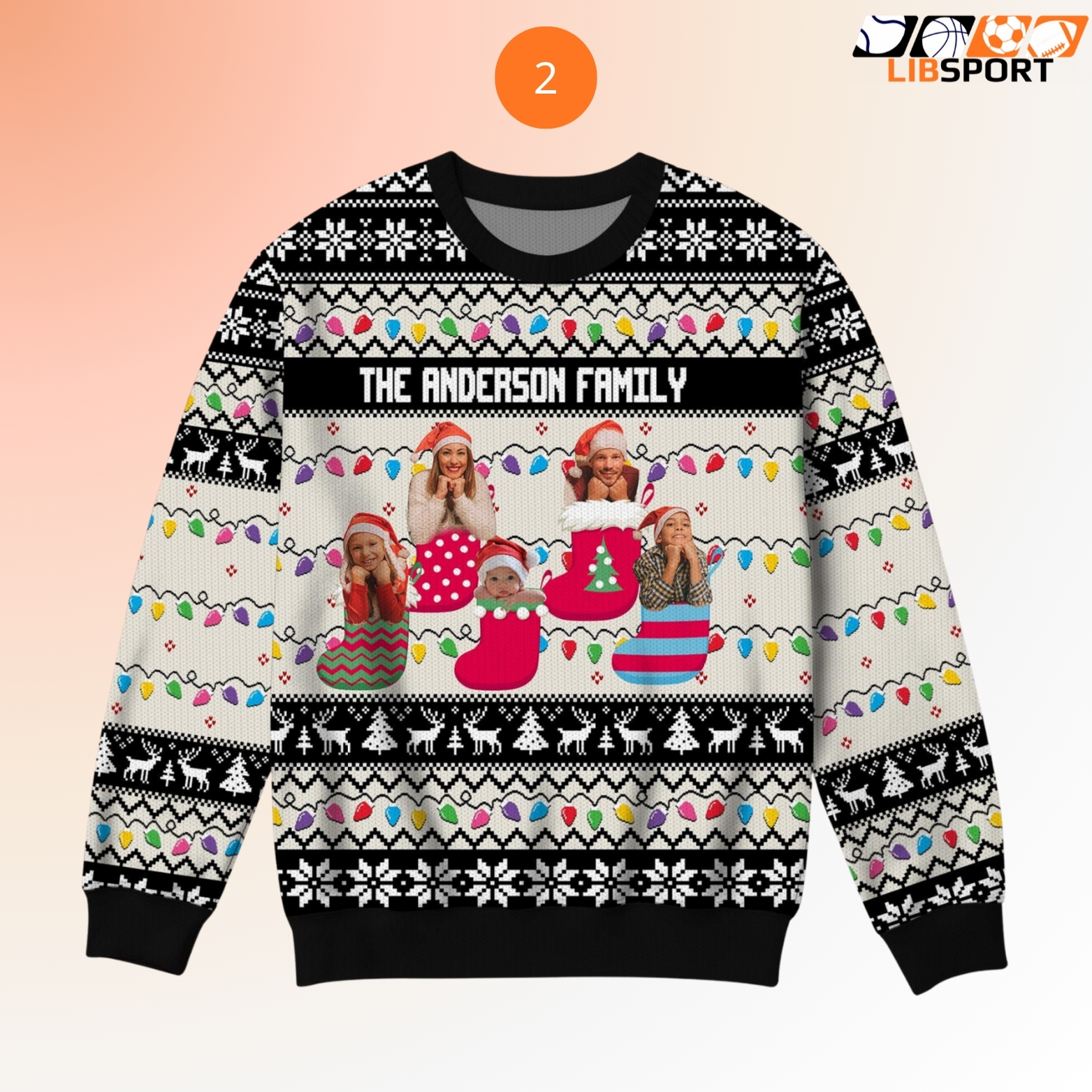 Family Face Ugly Sweater, Personalized Photo Holiday Sweatshirt, Matching Christmas Gift 2026